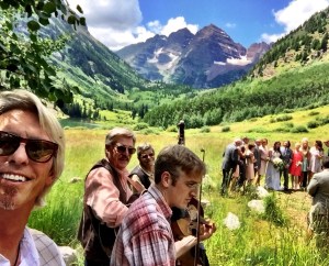 Bluegrass Band for an outdoor wedding near Aspen
